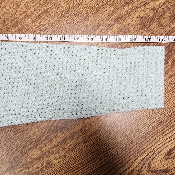 Another Reasons Long Sleeves Button Front Knit Sweater With Bottom Tie Sz Large - Picture 6 of 9